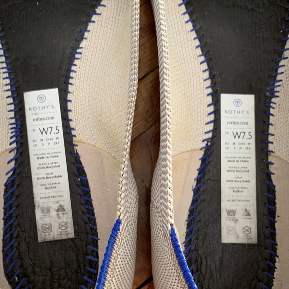 Rothy's Women's Light Gray Flats - Picture 12 of 16